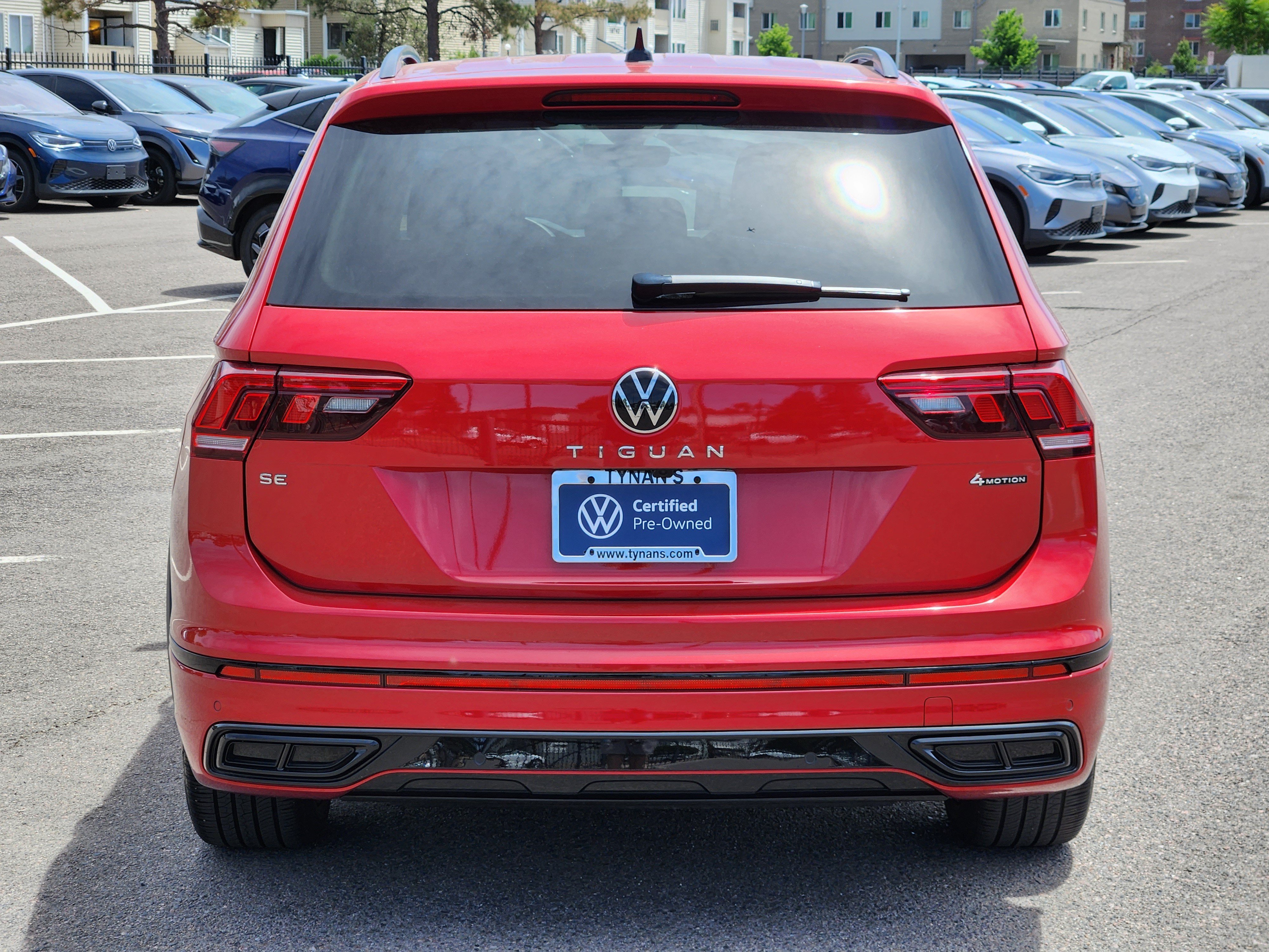 Certified Used 2024 Red Volkswagen 2.0T SE R-Line Black image 6
