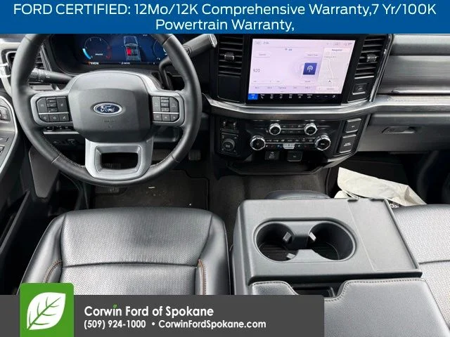 Certified Used 2025 Antimatter Blue Metallic Ford Lariat image 4