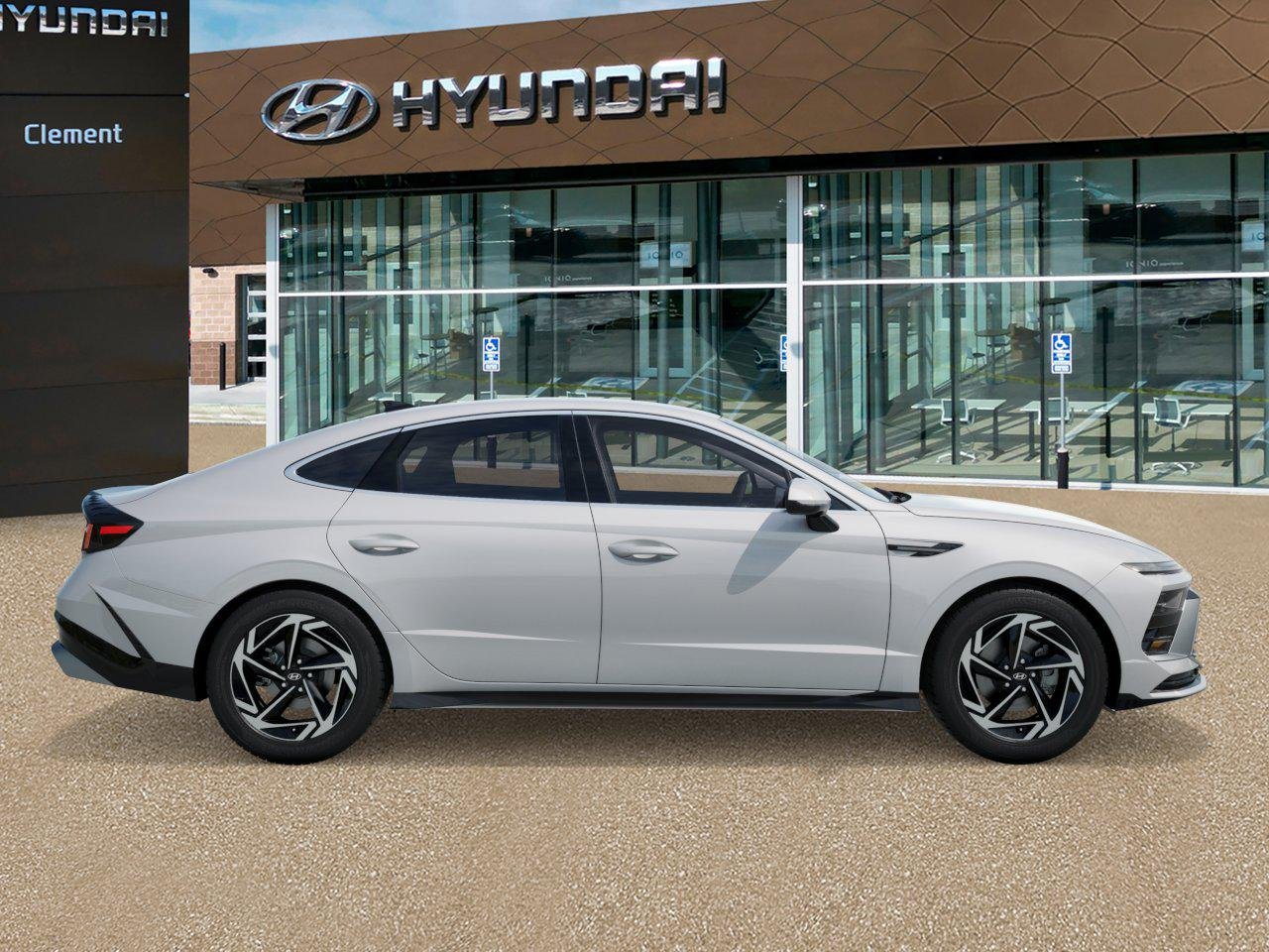 New 2027 Serenity White Hyundai SEL Sport image 8