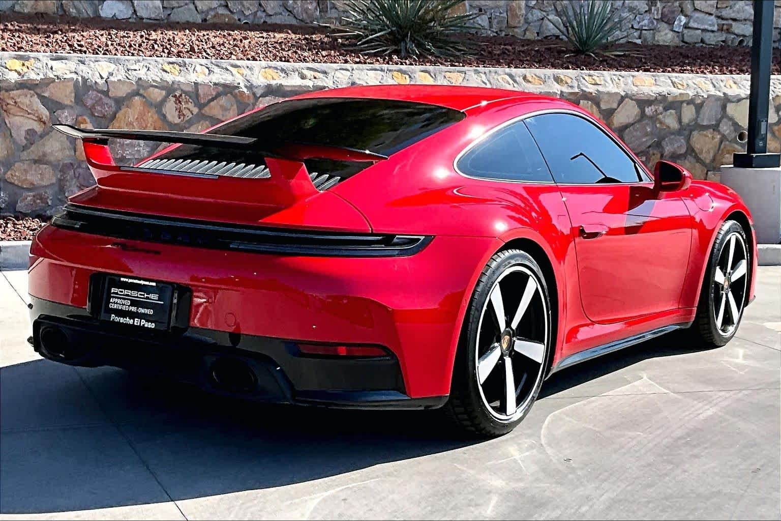 Used 2025 Guards Red Porsche Carrera image 7