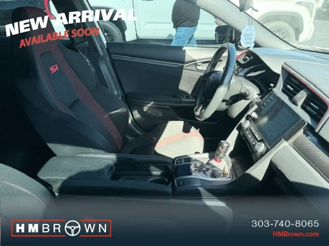 Used 2020 Platinum White Pearl Honda Si image 5