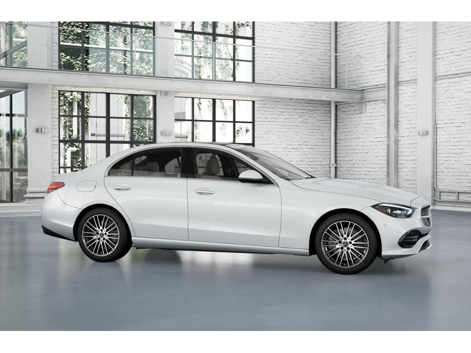 New 2026 MANUFAKTUR Moonlight White Metallic Mercedes-Benz C 300 4MATIC® Sedan image 14