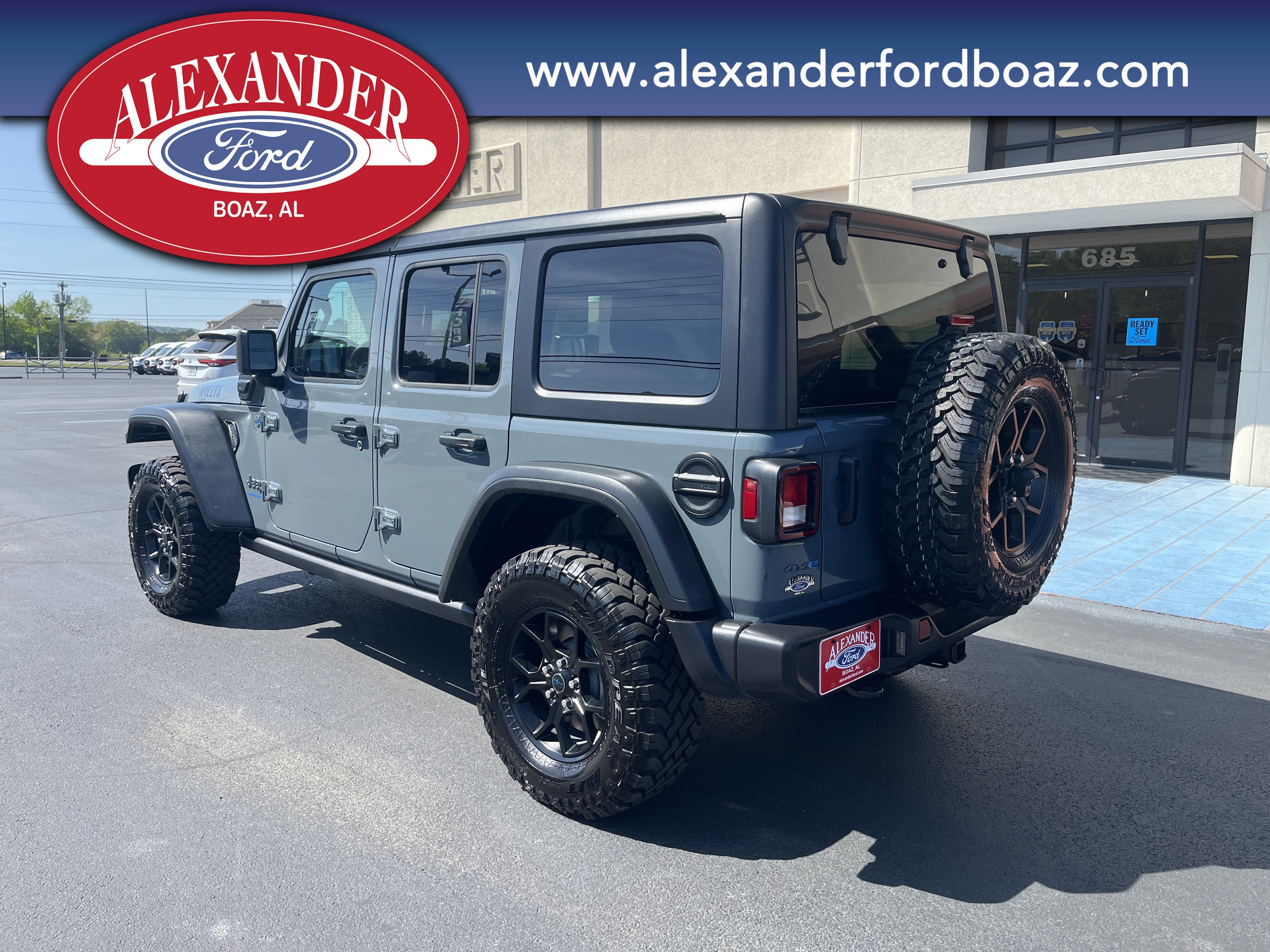 Used 2025 Jeep Wrangler 4xe Willys 4XE with VIN 1C4RJXN61SW578795 for sale in Boaz, AL