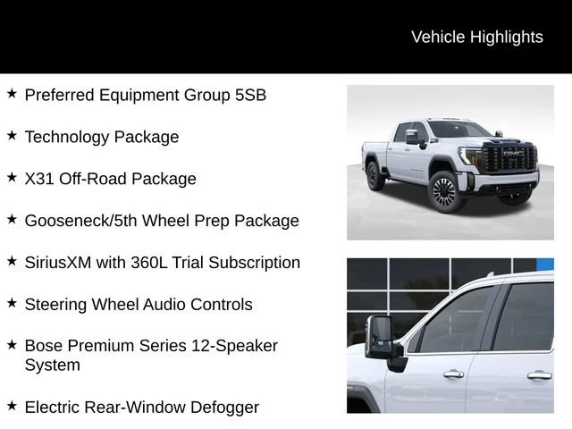 New 2026 Glacier White Tricoat GMC Denali Ultimate image 9