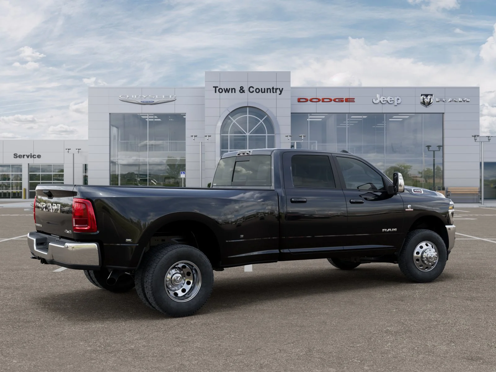 New 2026 Diamond Black Crystal Pearl-Coat Exterior Paint RAM Laramie image 30