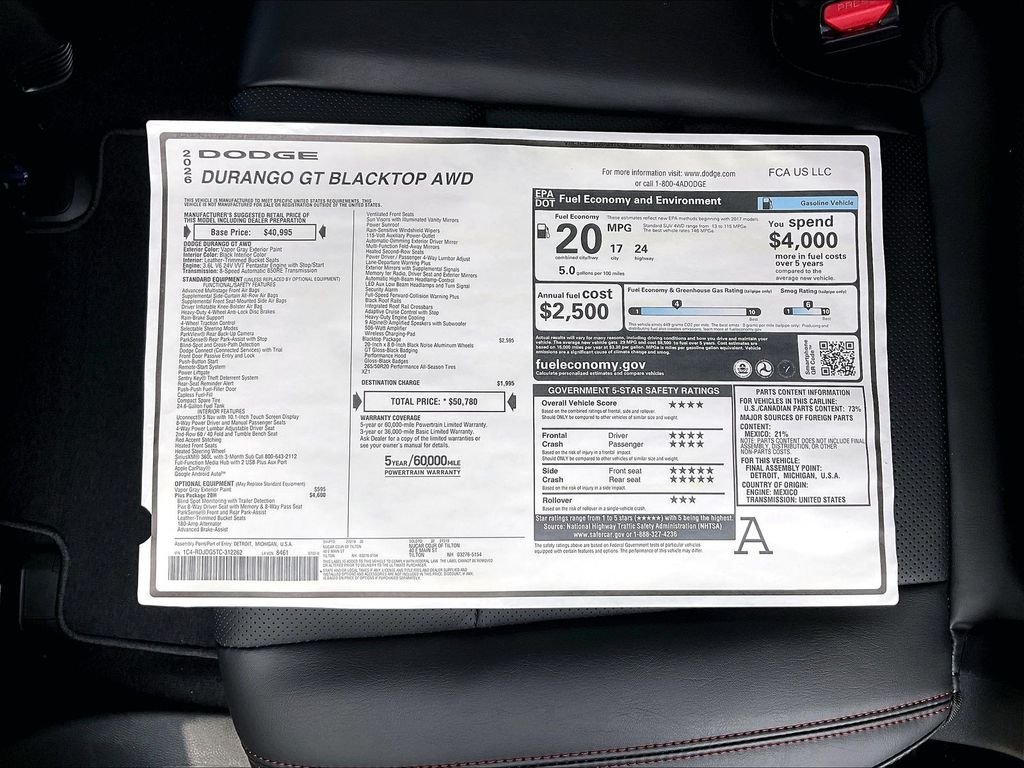 New 2026 Vapor Gray Dodge GT Plus image 16