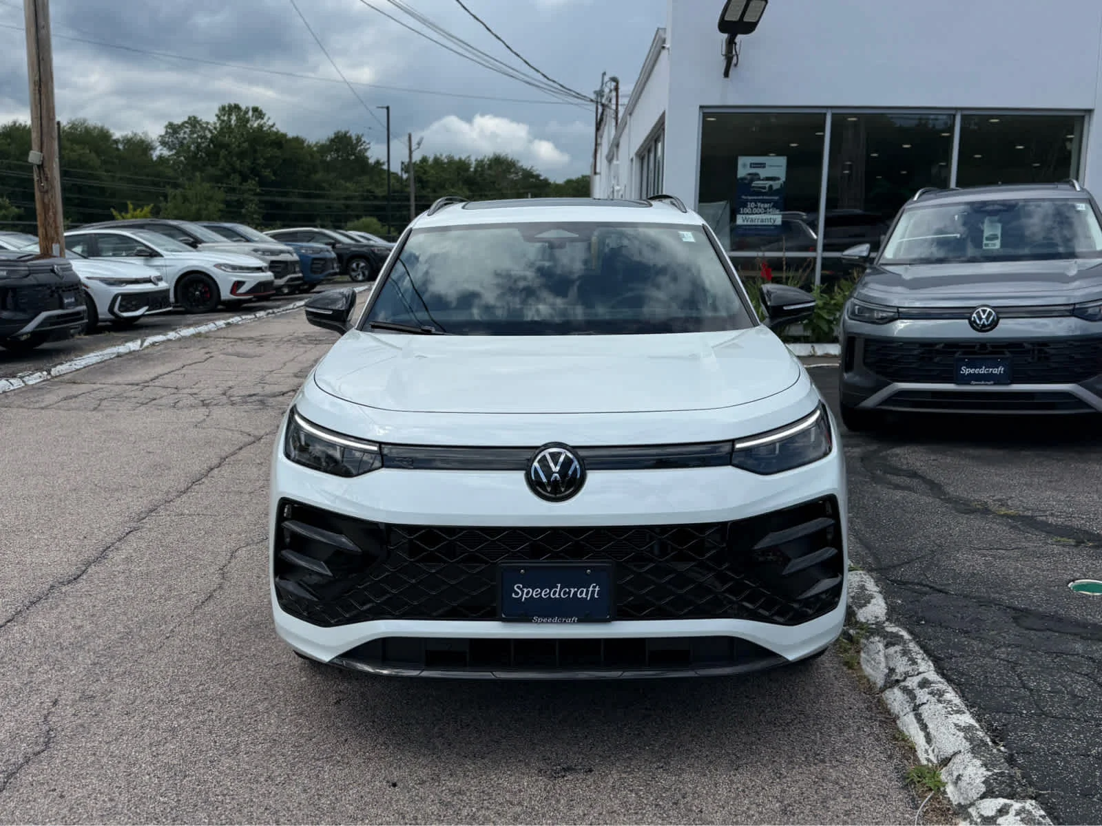New 2026 Opal White Pearl Volkswagen SE R-Line Black image 2