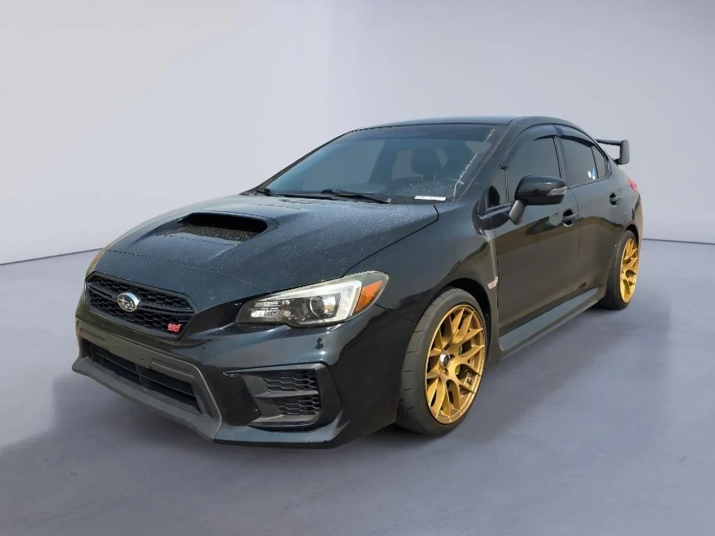 Used 2021 Crystal Black Silica Subaru STI image 1