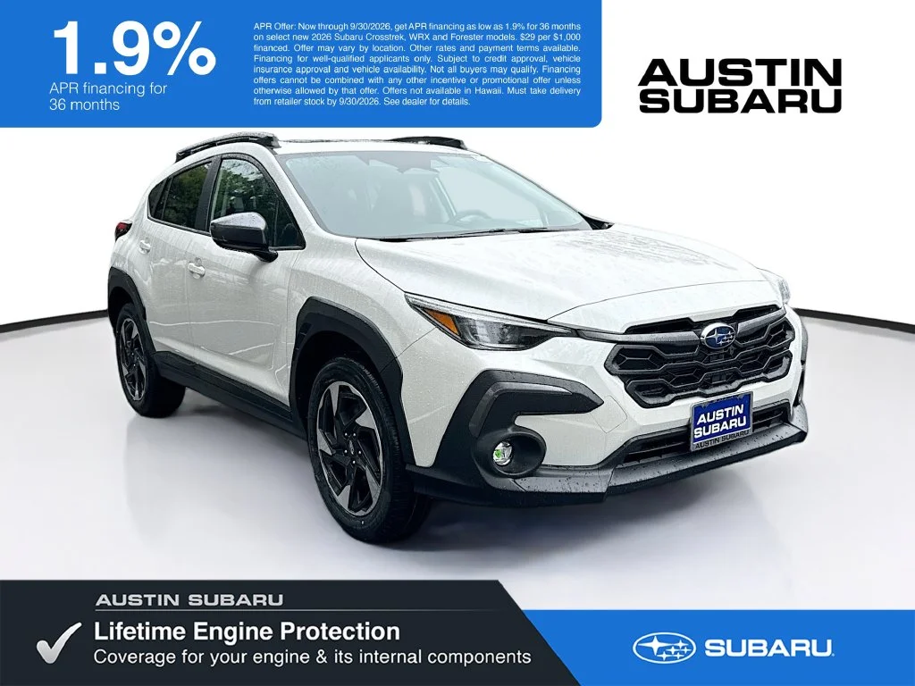 New 2026 CRYSTAL WHITE PEARL Subaru Limited image 1