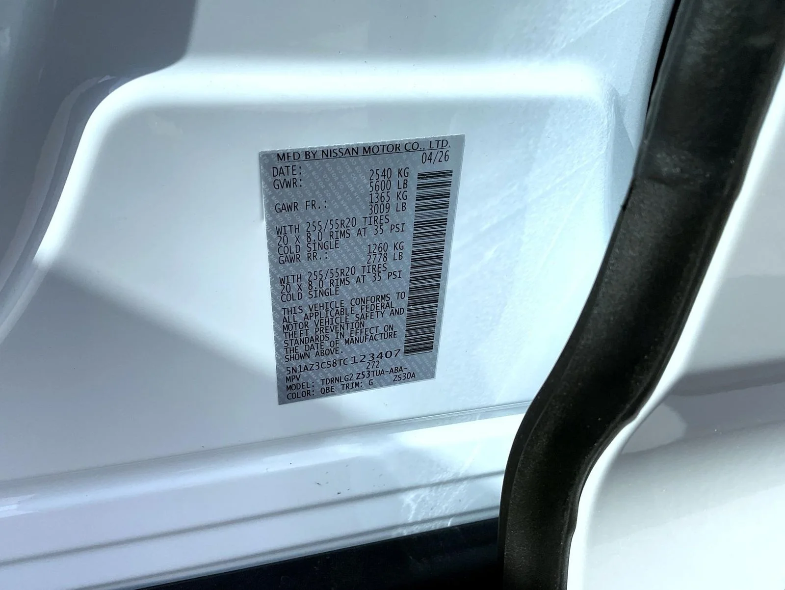 New 2026 White Nissan SL image 25