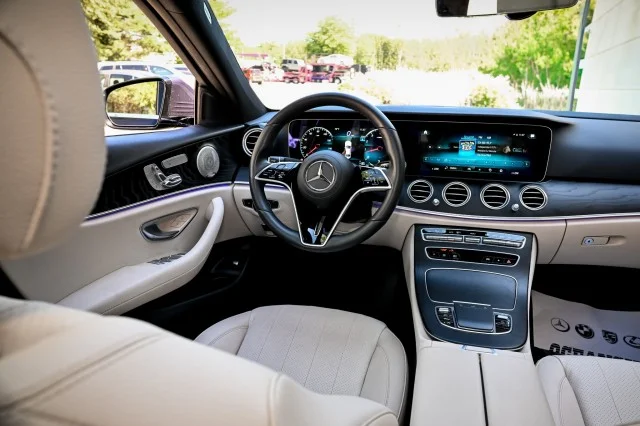 Used 2023 BLUE Mercedes-Benz E 350 image 30