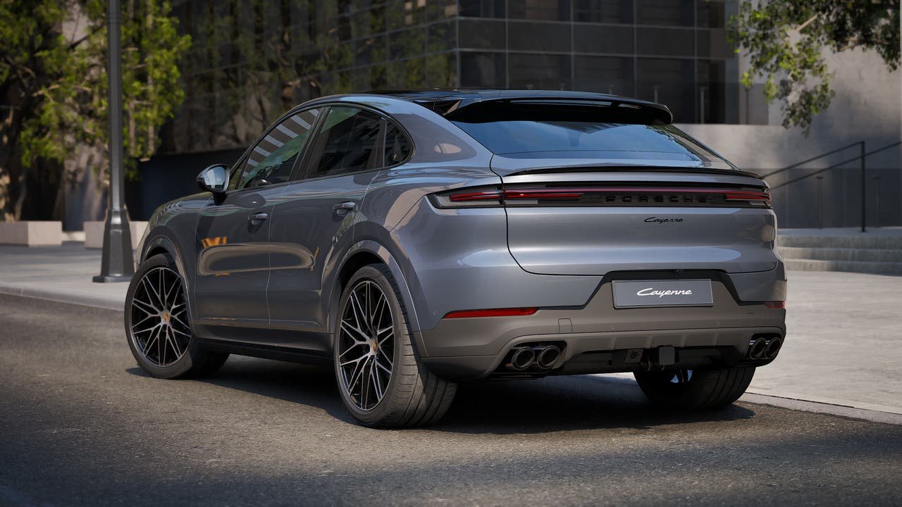 New 2027 Vanadium Grey Metallic Porsche Coupe image 3