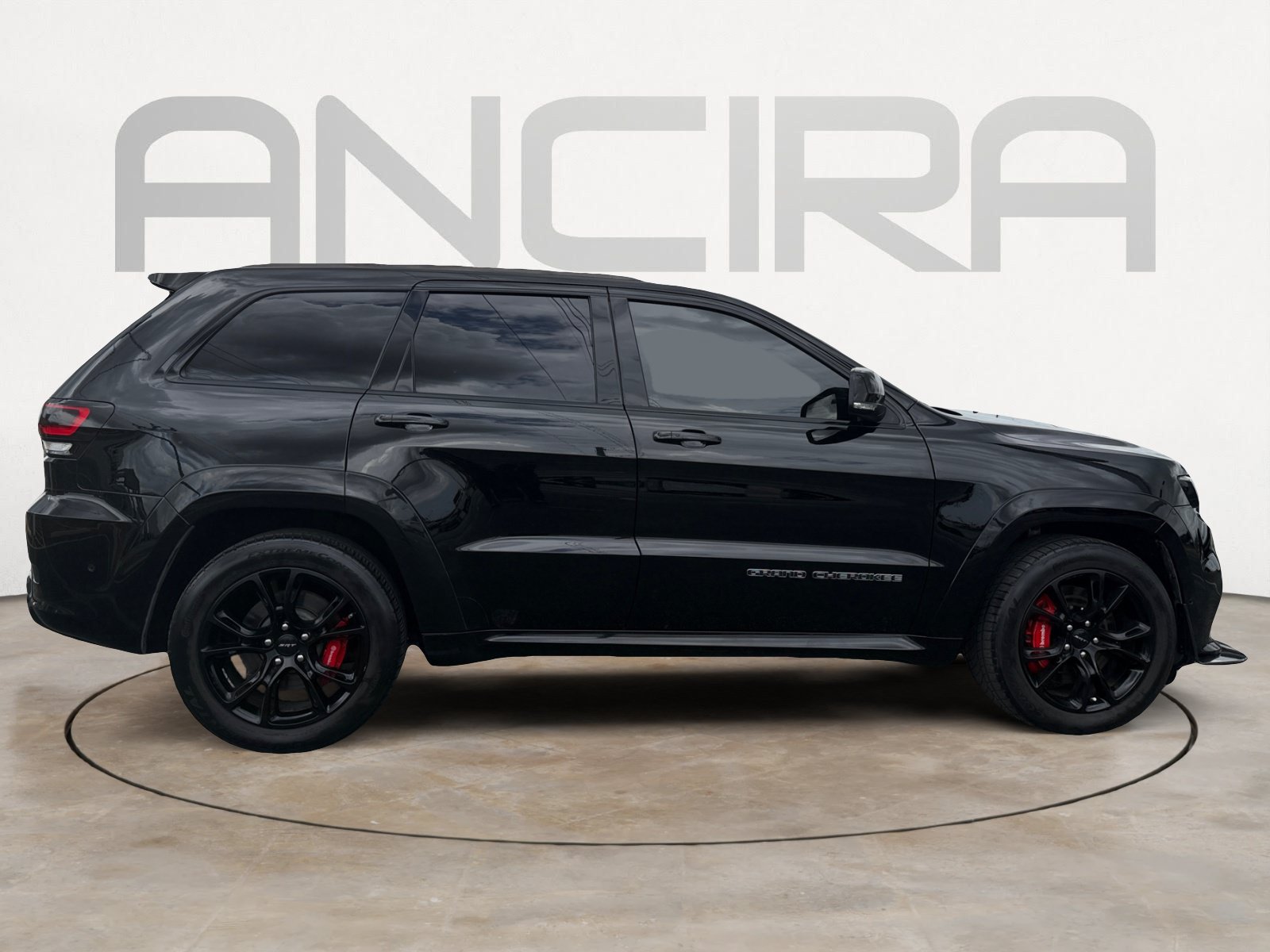 Used 2017 Diamond Black Jeep SRT image 8
