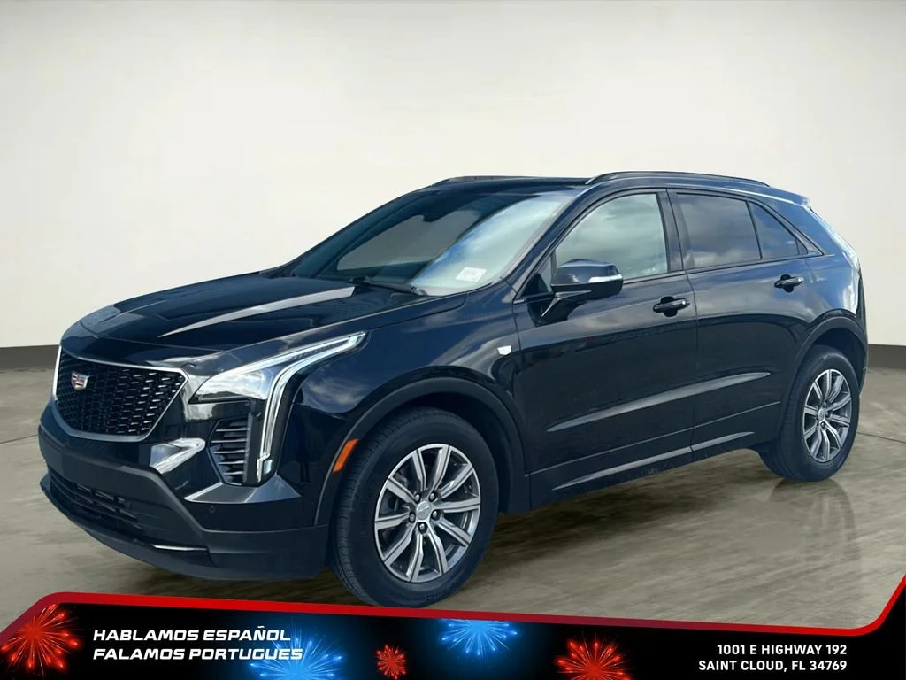 Used 2022 Stellar Black Metallic Cadillac Sport image 2