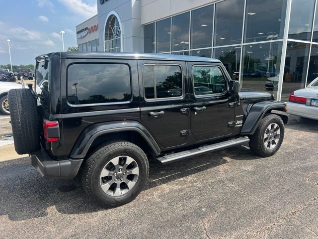 Used 2021 Black Jeep Unlimited Sahara image 3
