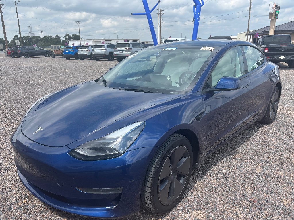 Used 2023 Deep Blue Metallic Tesla Long Range image 8