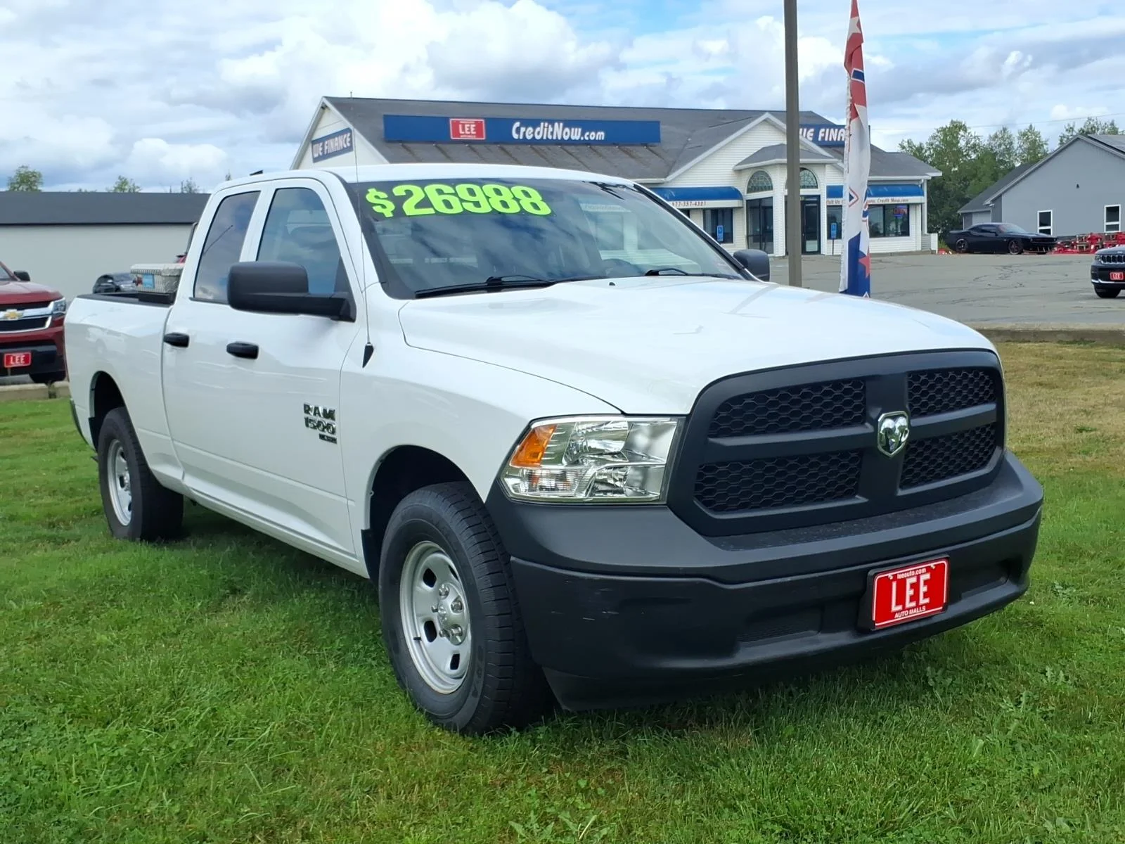 Used 2022 Bright White Clearcoat Ram Tradesman image 3