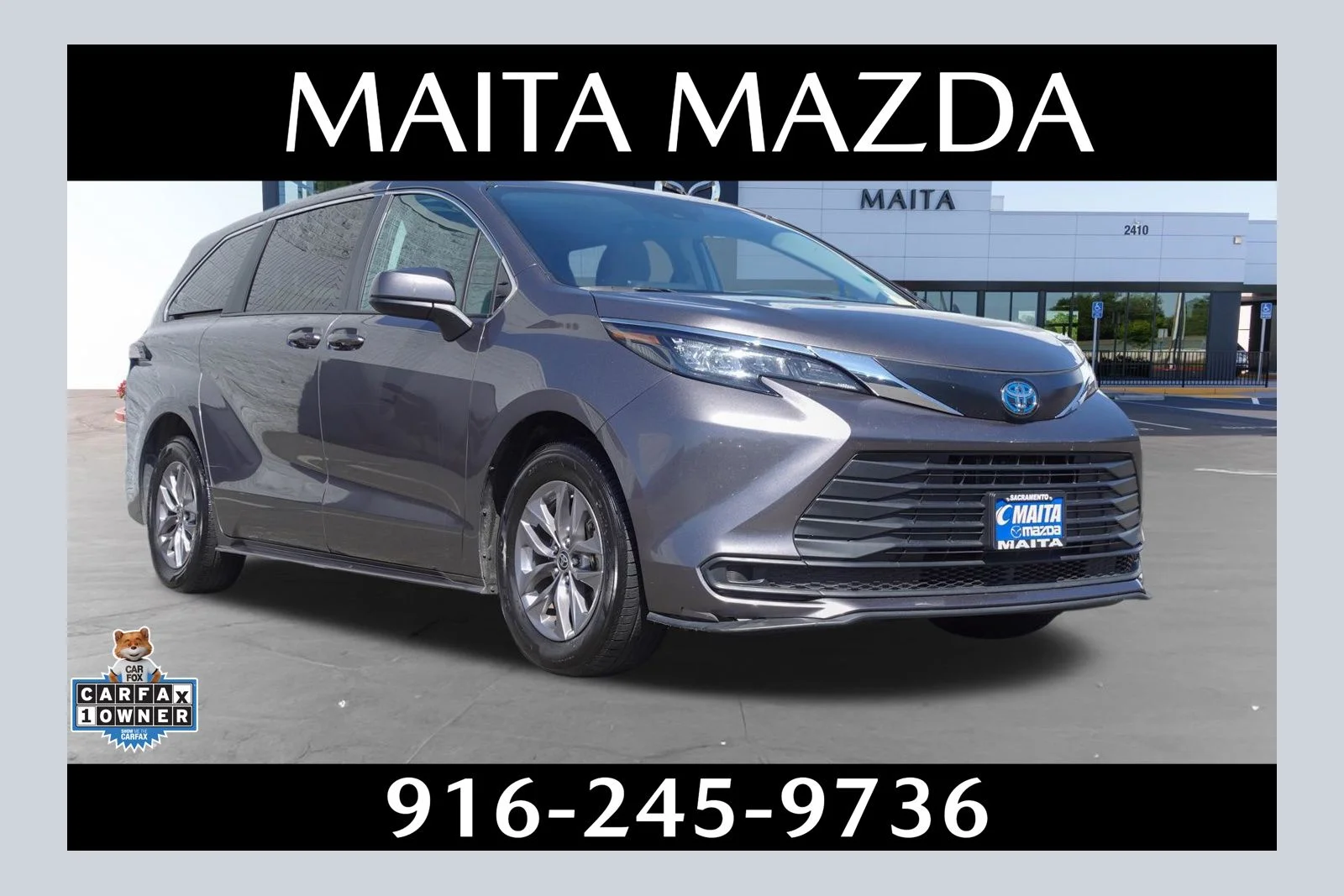 Used 2024 Predawn Gray Mica Toyota LE image 1