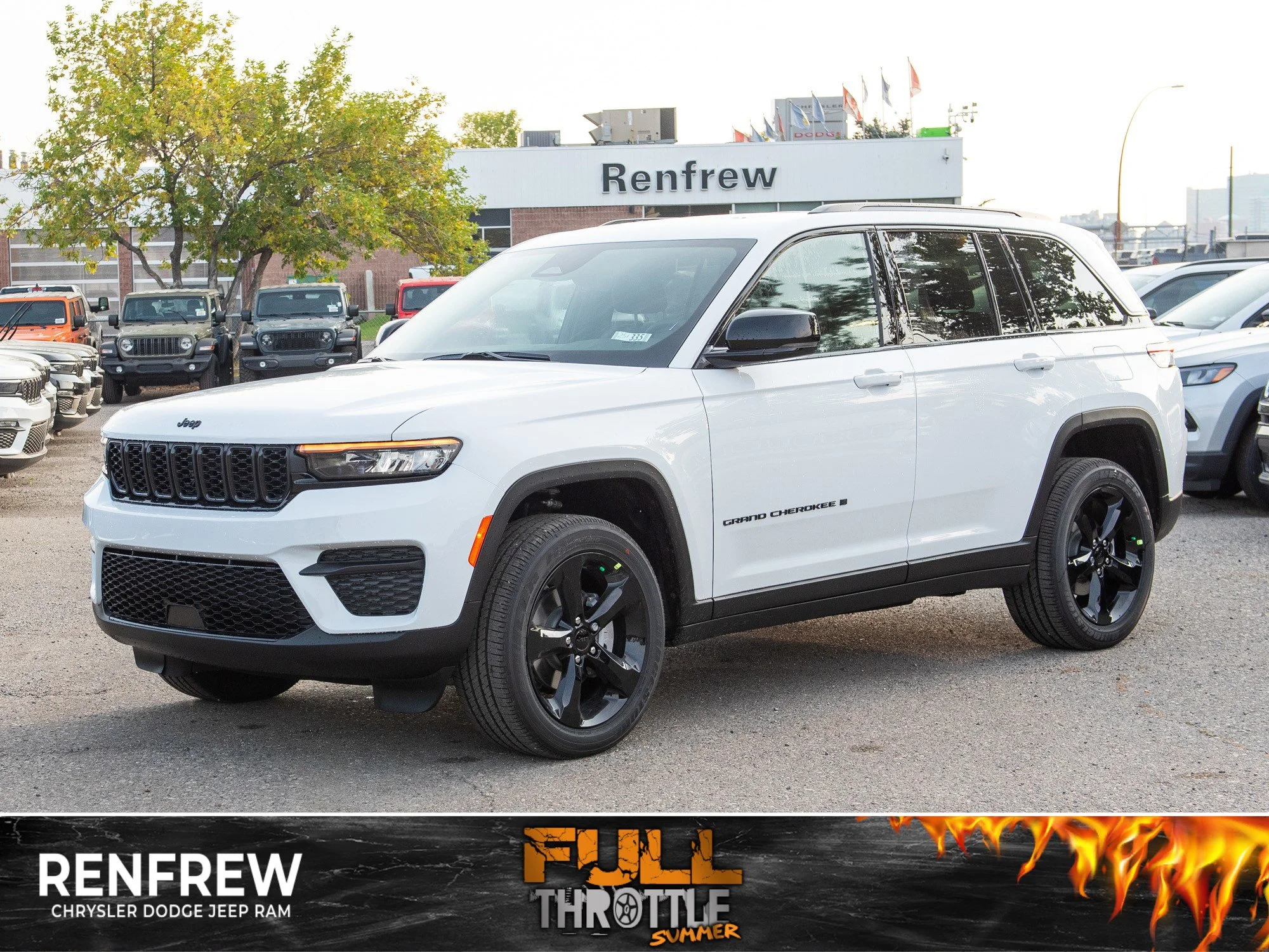 New 2025 White Jeep Altitude* 4x4, Sunroof, Trailer Tow Pkg, Remote Start image 1