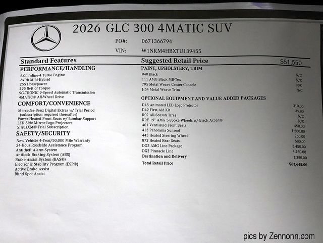 New 2026 Black Mercedes-Benz GLC 300 image 25