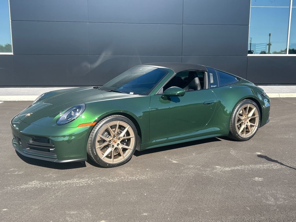 Used 2026 Green Porsche Targa 4S image 1