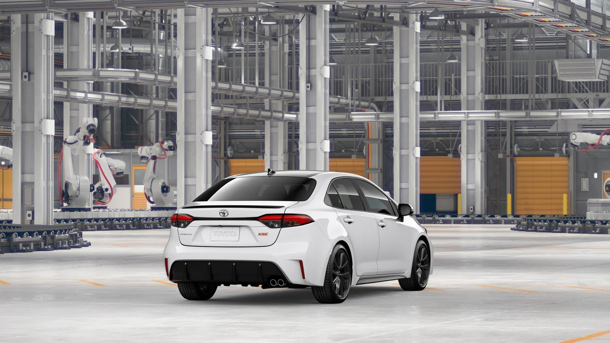 New 2026 Ice Cap with Midnight Black Metallic roof Toyota XSE image 9