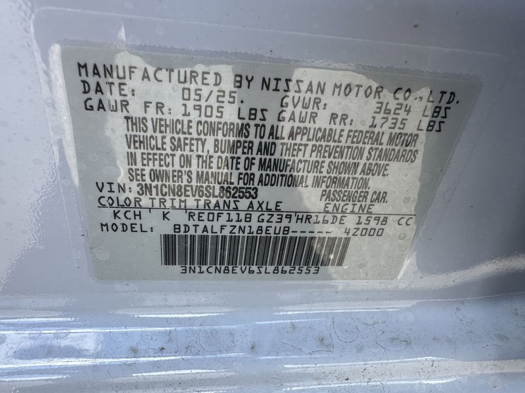 2025 Nissan Versa Sedan SV - Photo 11