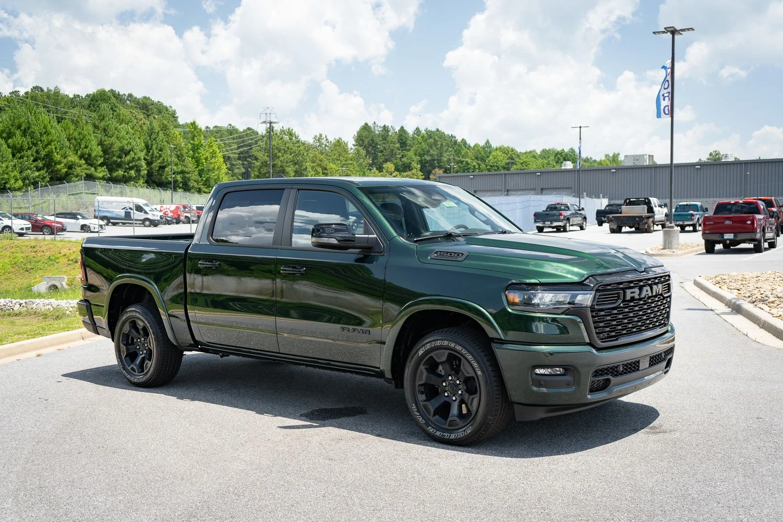 New 2026 Serrano-Green Metallic Exterior Paint RAM Big Horn/Lone Star image 12