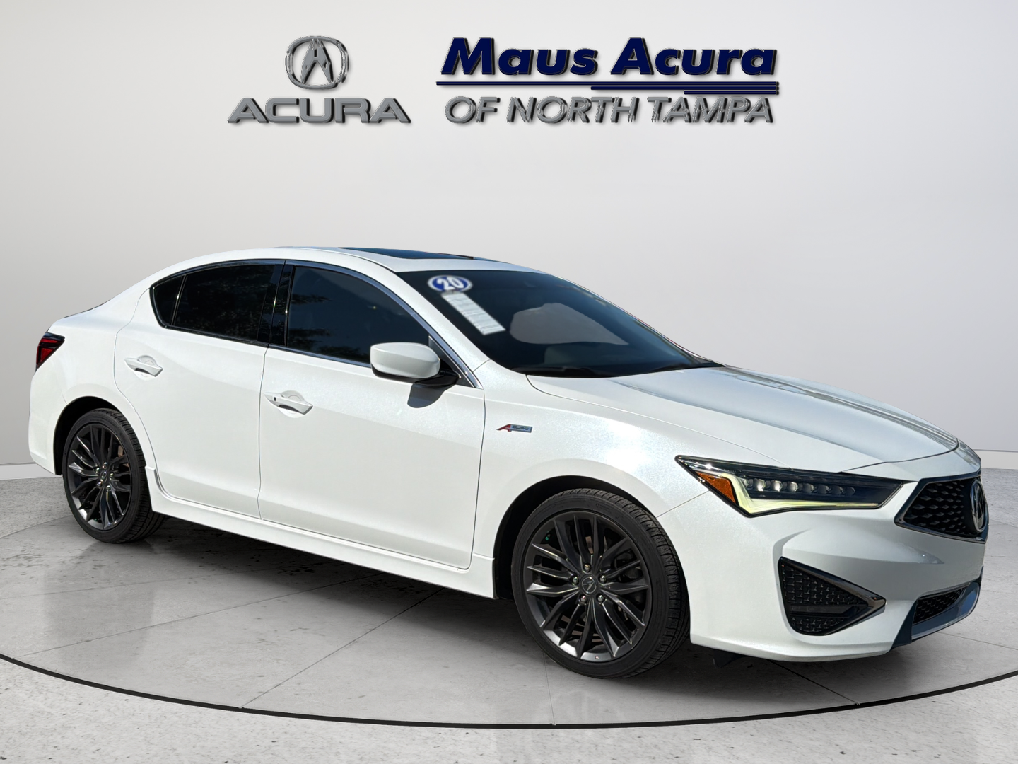 Used 2020 Platinum White Pearl Acura Premium and A-SPEC Packages image 14