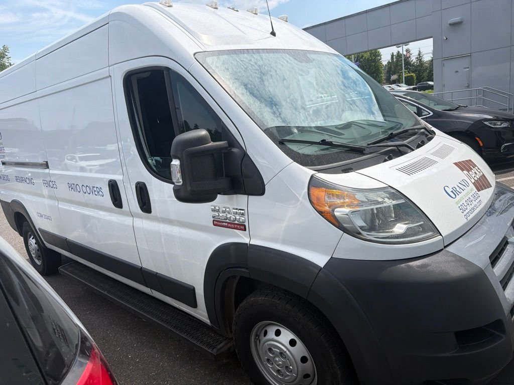 Used 2018 Bright White Clearcoat Ram High Roof image 1