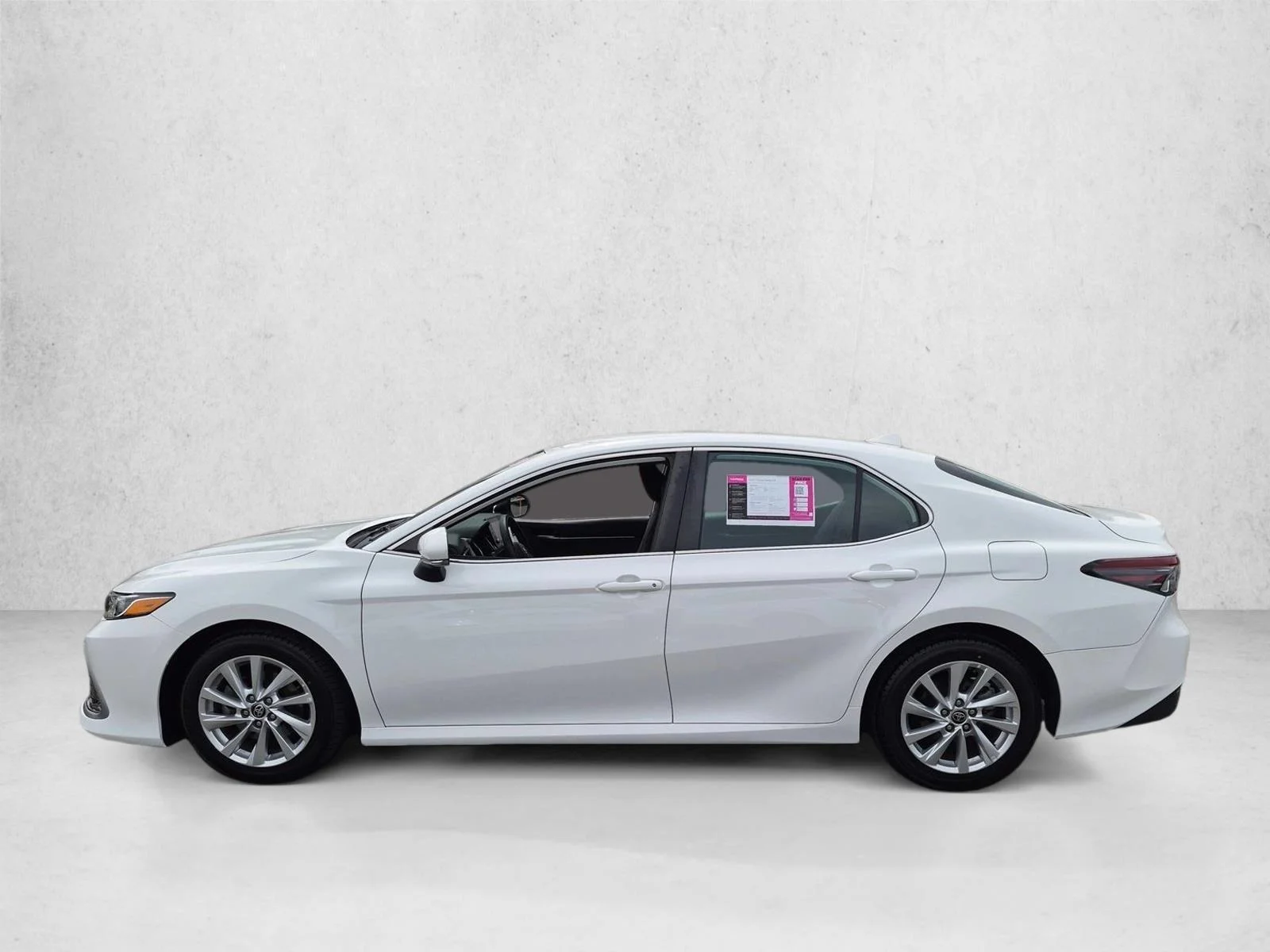 Used 2021 Super White Toyota LE image 8