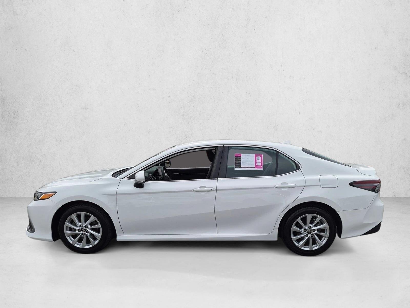 Used 2021 Super White Toyota LE image 8