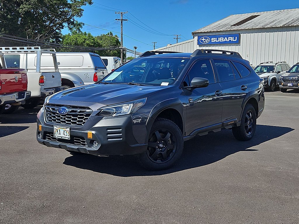 Used 2023 Magnetite Gray Metallic Subaru Wilderness image 1