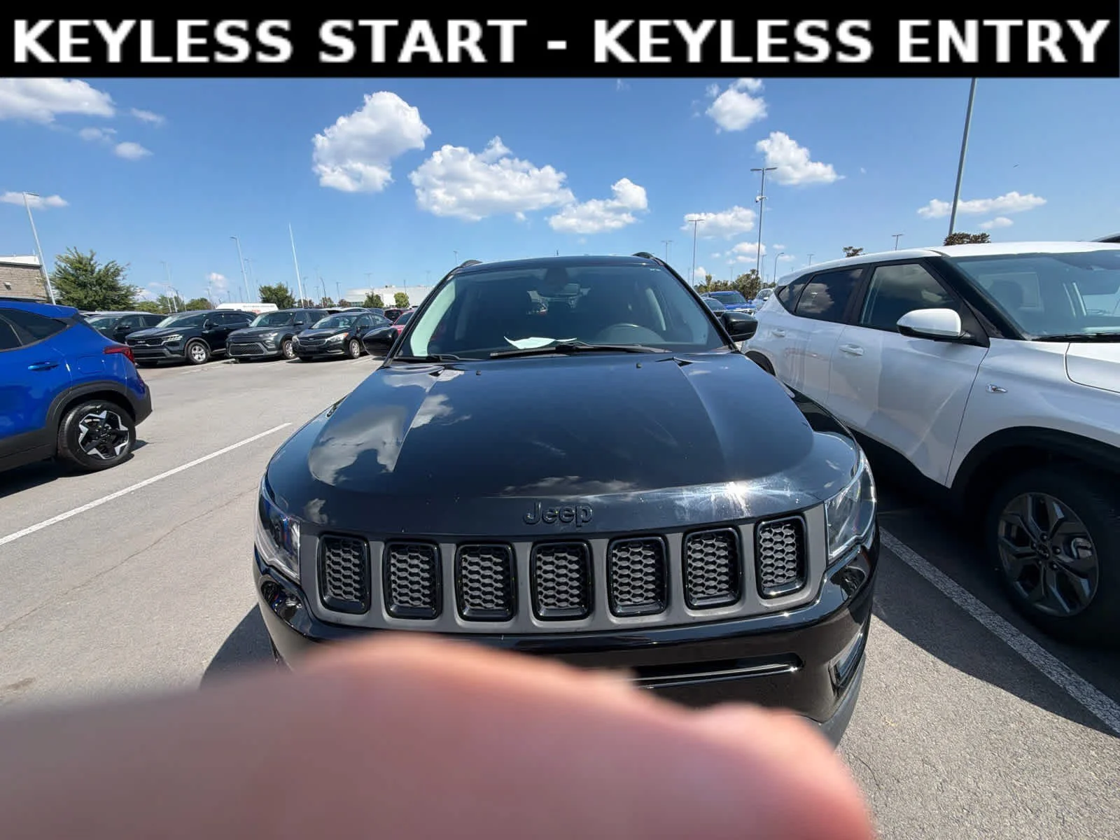 Used 2019 Diamond Black Crystal Pearlcoat Jeep Altitude image 2