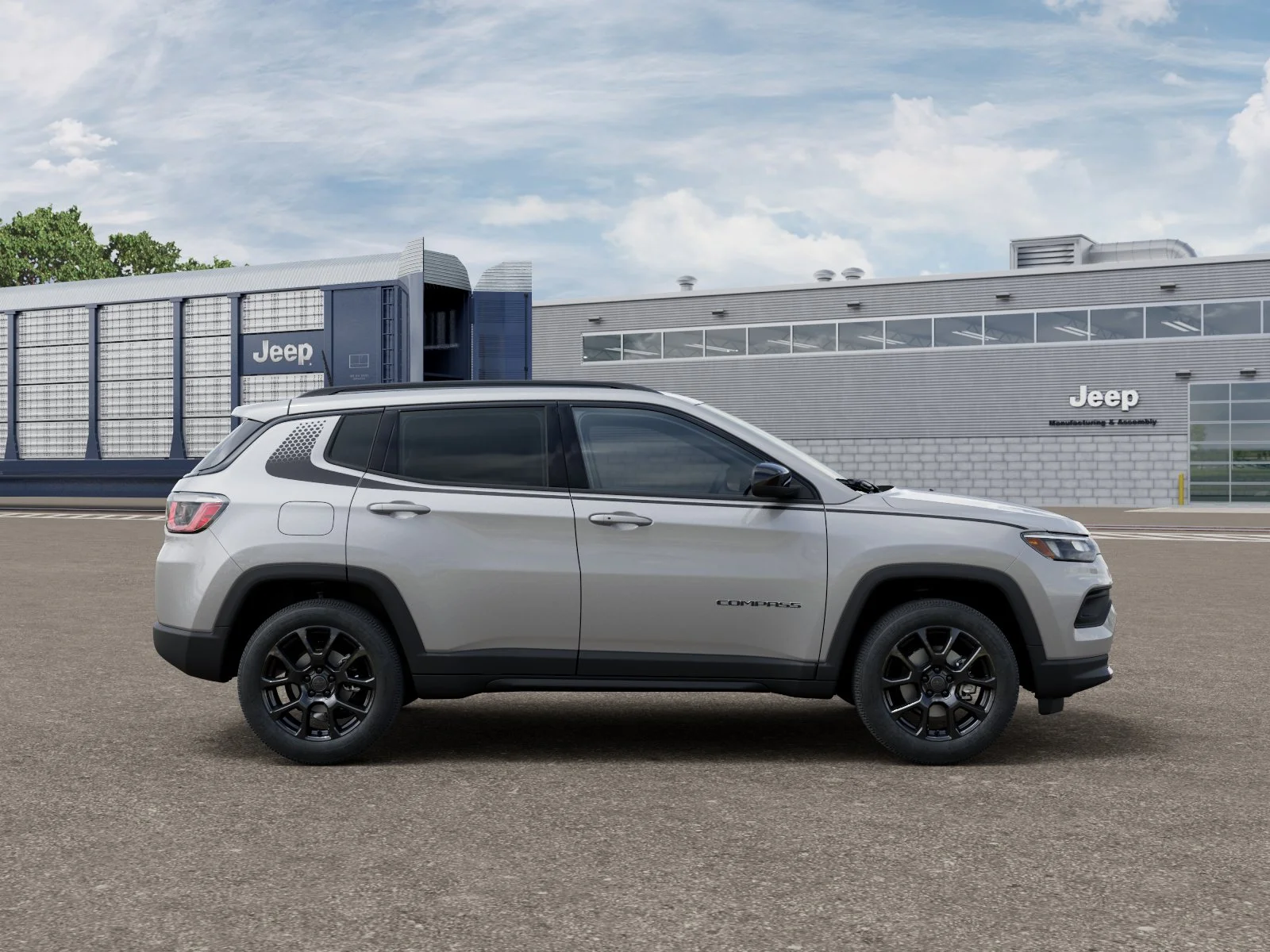 New 2026 Silver Zynith Metallic Clear-Coat Exterior Paint Jeep Latitude image 12