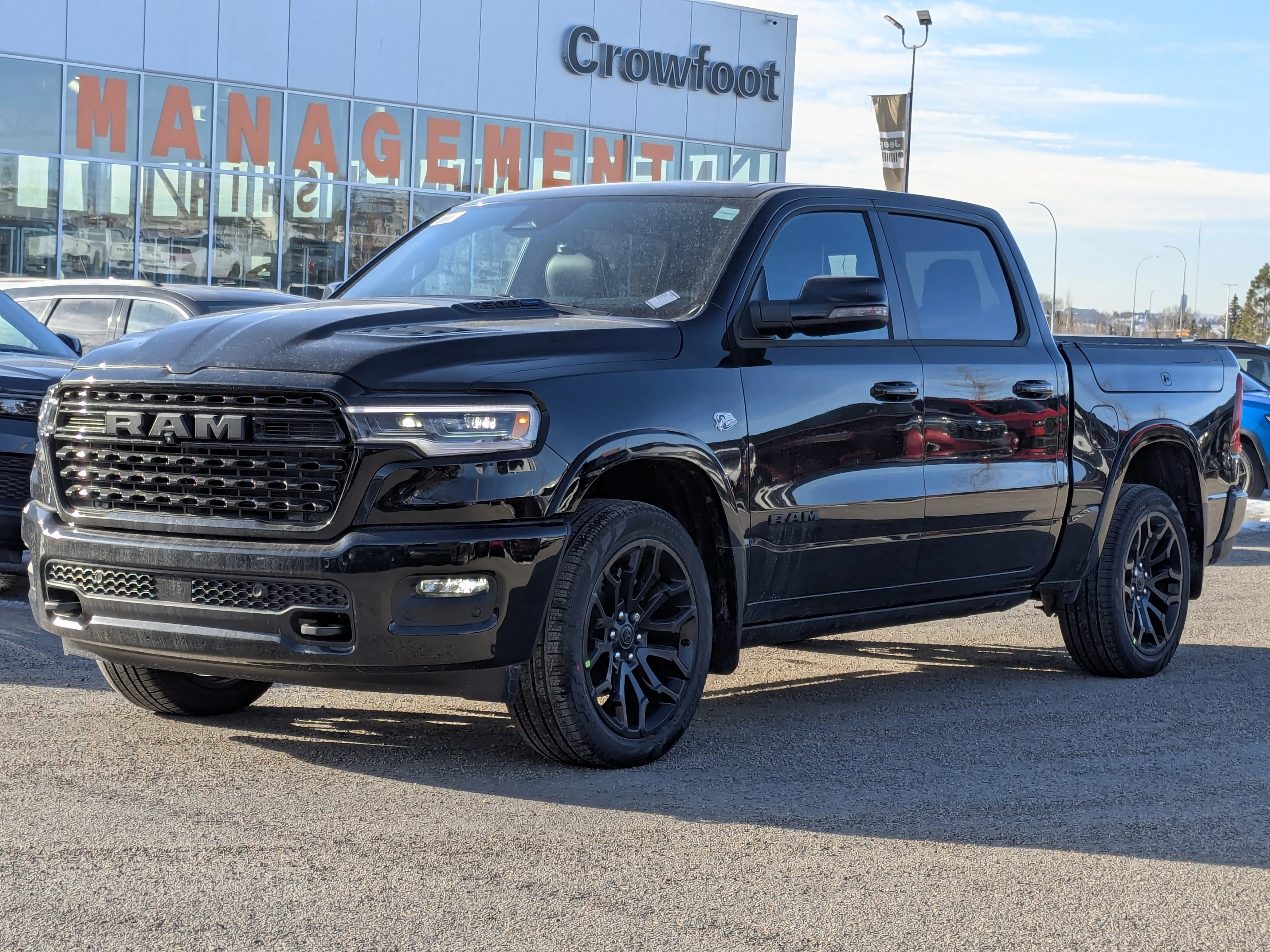 New 2026 Black RAM Limited - - Night Edition - Limited Level A Equip Grp - Dual?Pane Panoramic Sunroof - 5.7L HEMI V8 e image 4