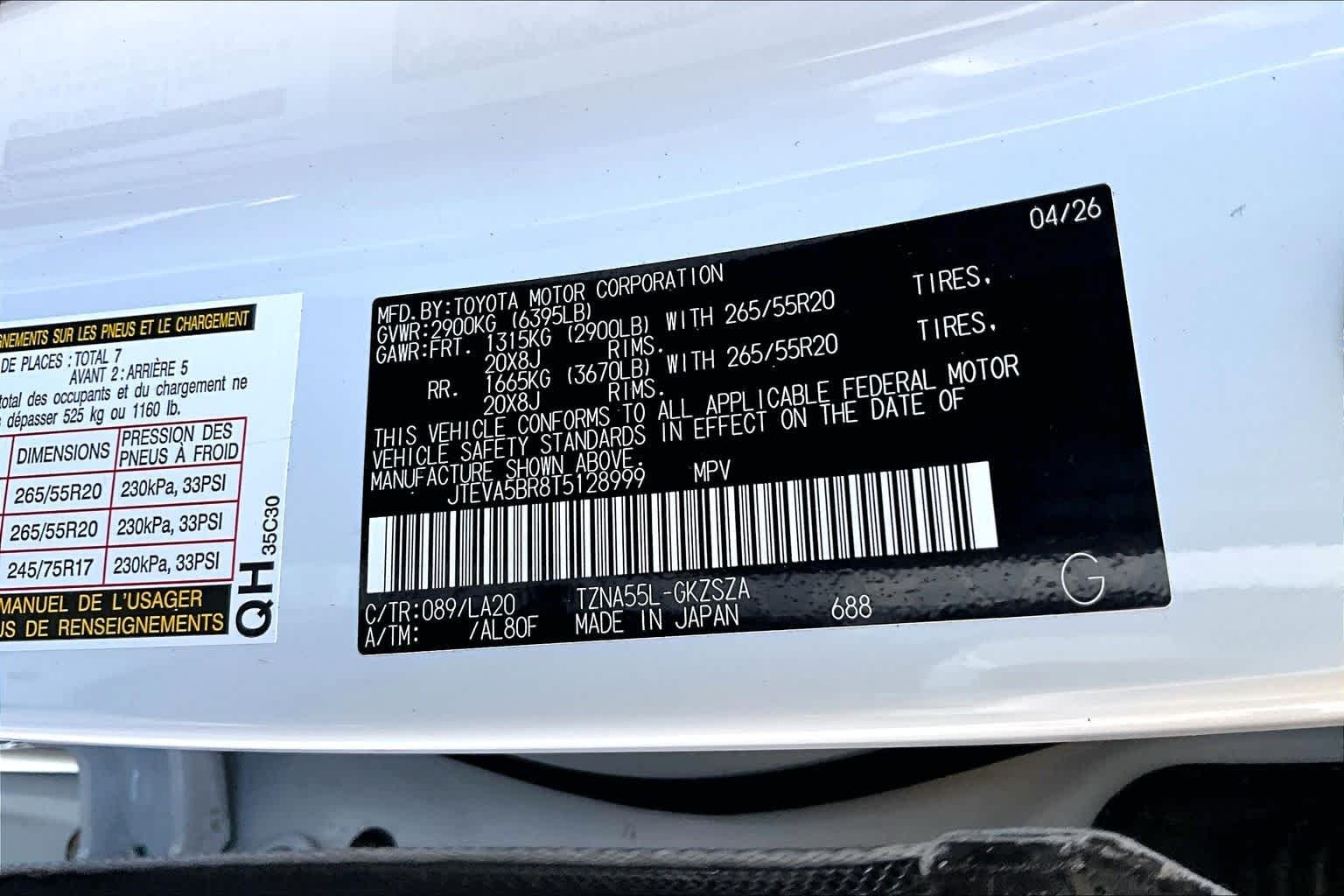 Used 2026 Wind Chill Pearl Toyota Limited image 34