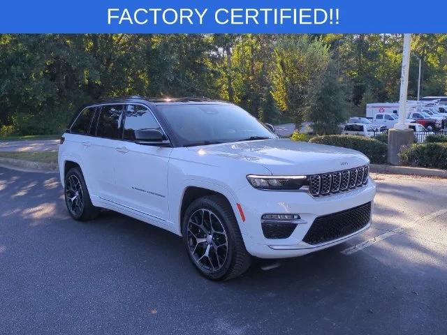 Used 2024 White Jeep Summit Reserve image 7