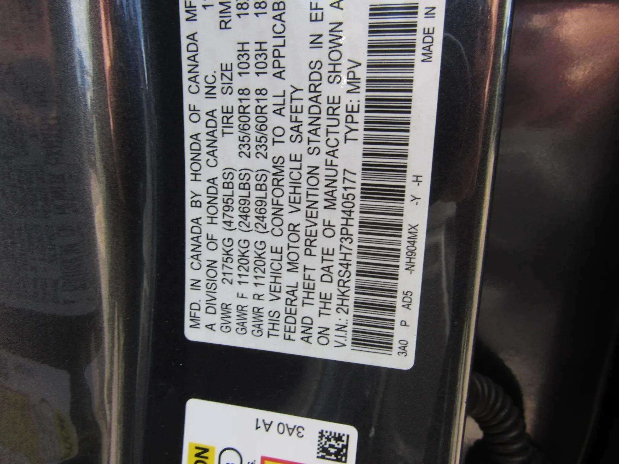 Certified Used 2023 Meteorite Gray Metallic Honda 1.5T AWD EX-L image 63