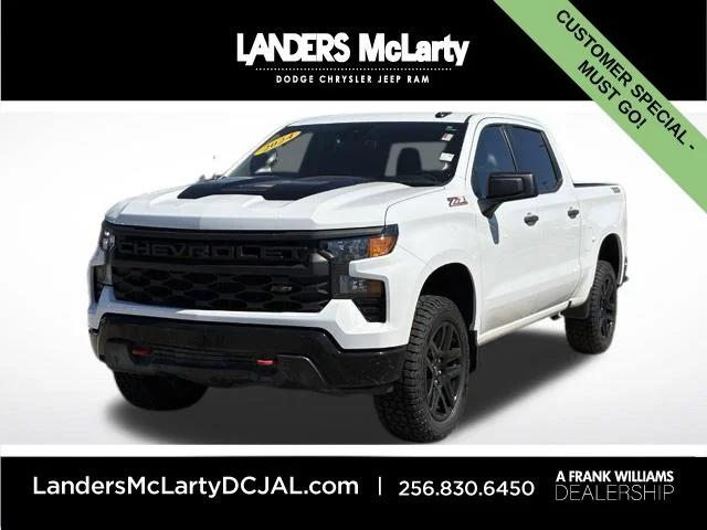 Used 2024 White Chevrolet Custom Trail Boss image 1