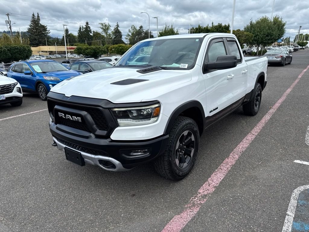 Used 2020 Bright White Clearcoat Ram Rebel image 3