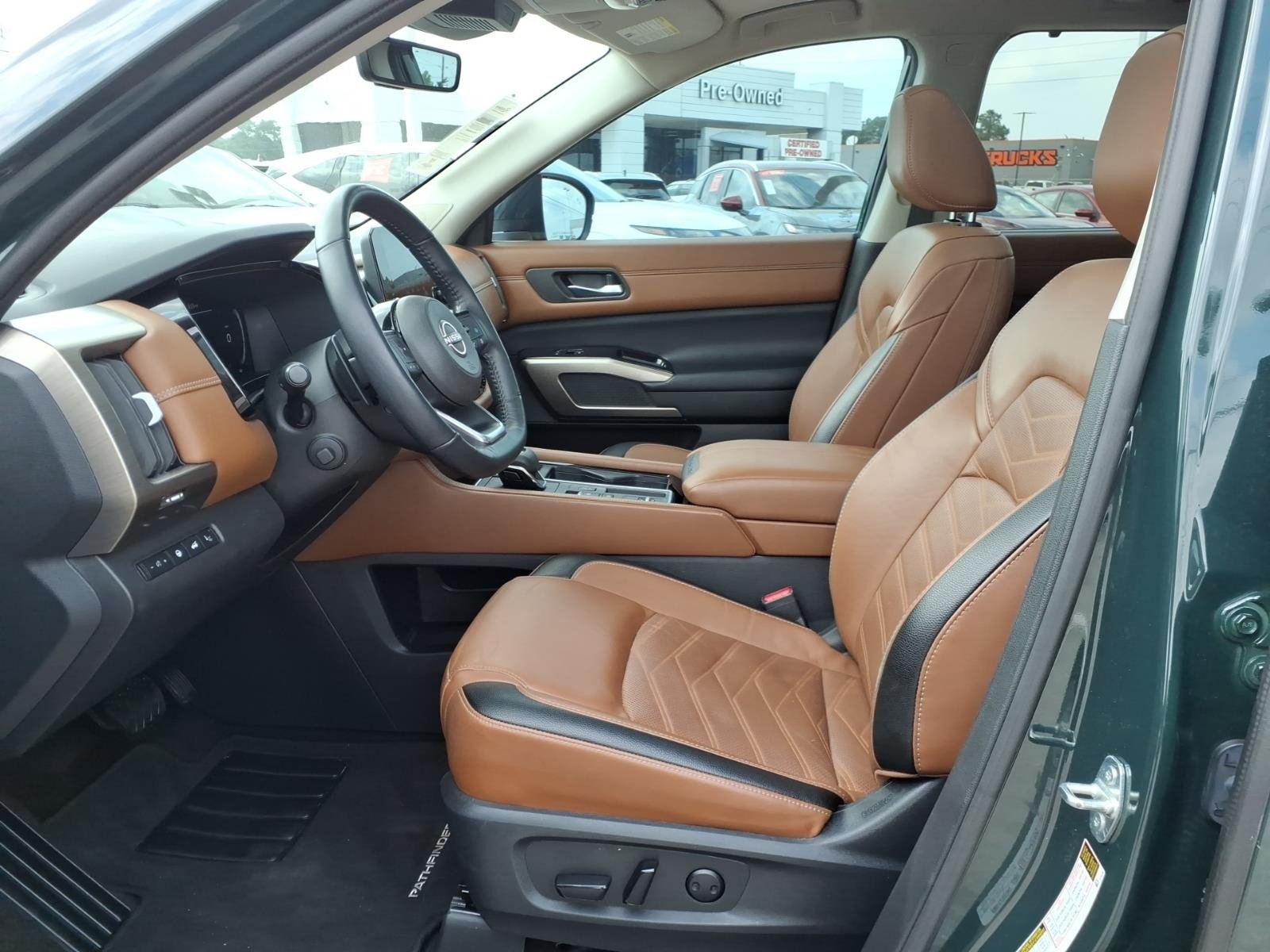 2024 Nissan Pathfinder Platinum Green at Robbins Nissan