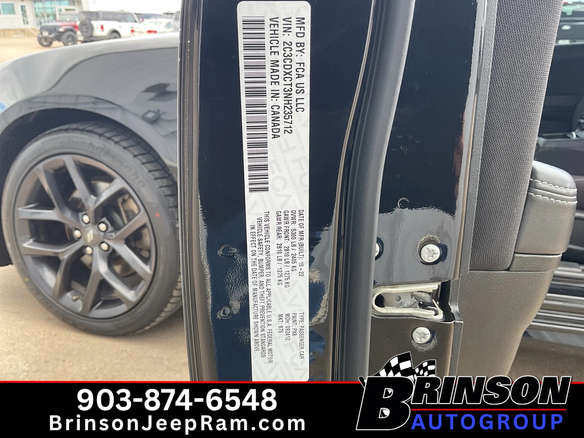 Used 2022 Pitch Black Clearcoat Dodge R/T image 33