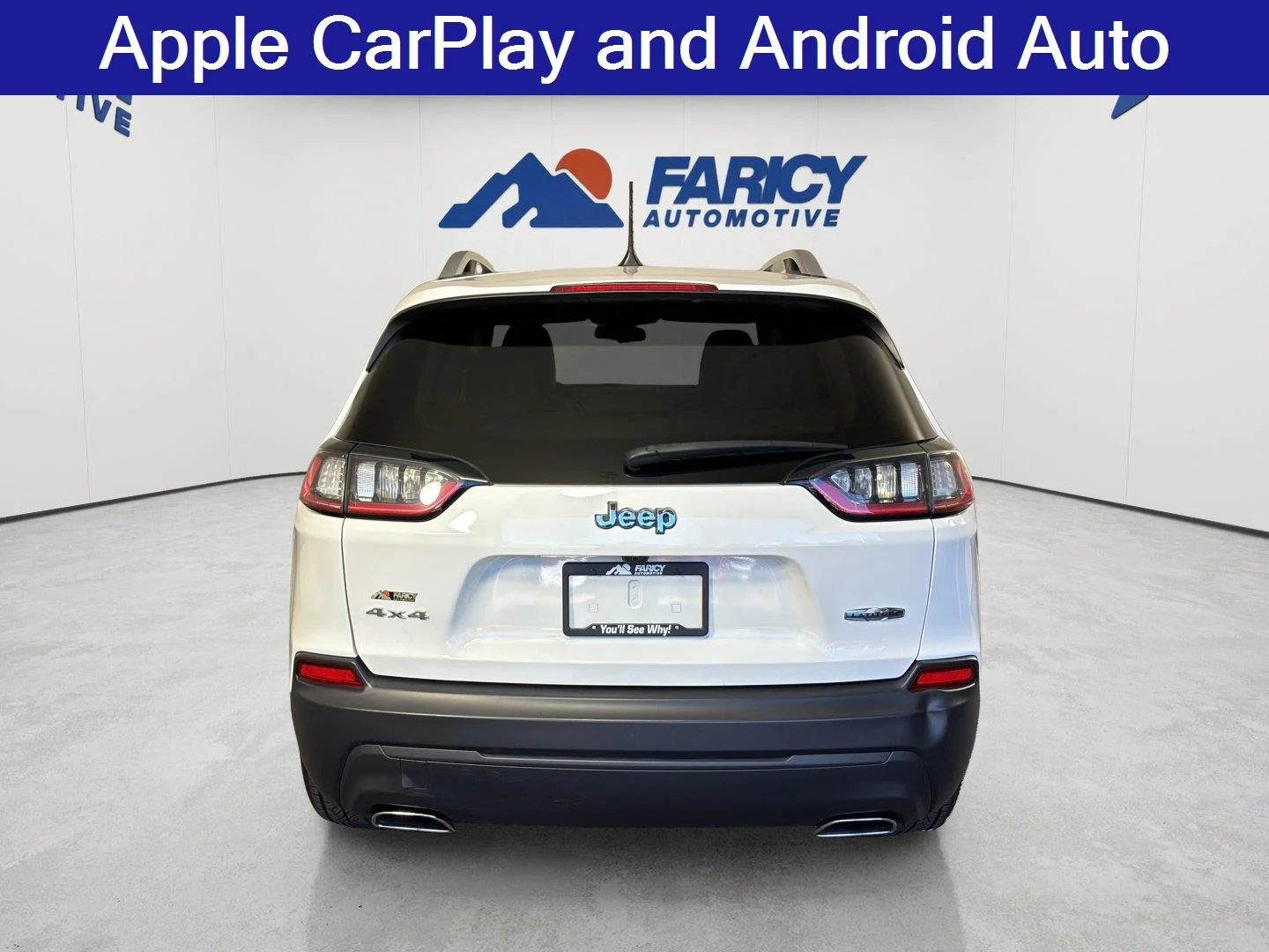 Used 2019 Bright White Clearcoat Jeep Latitude image 7