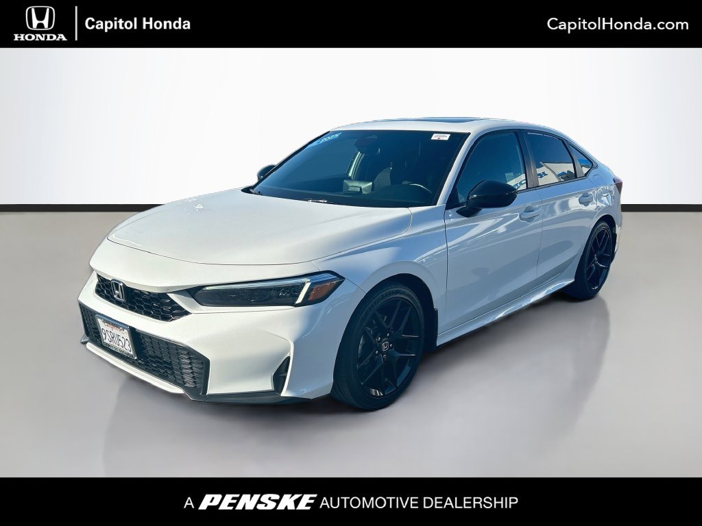 Used 2025 Platinum White Pearl Honda Sport image 1