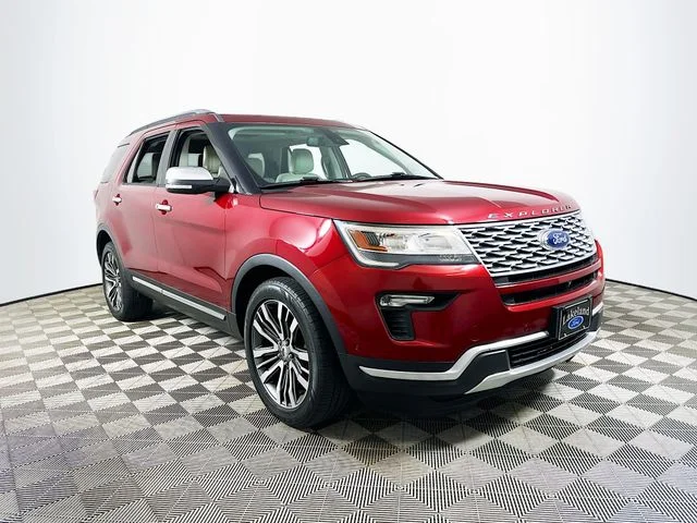 Certified Used 2019 Red Ford Platinum image 1
