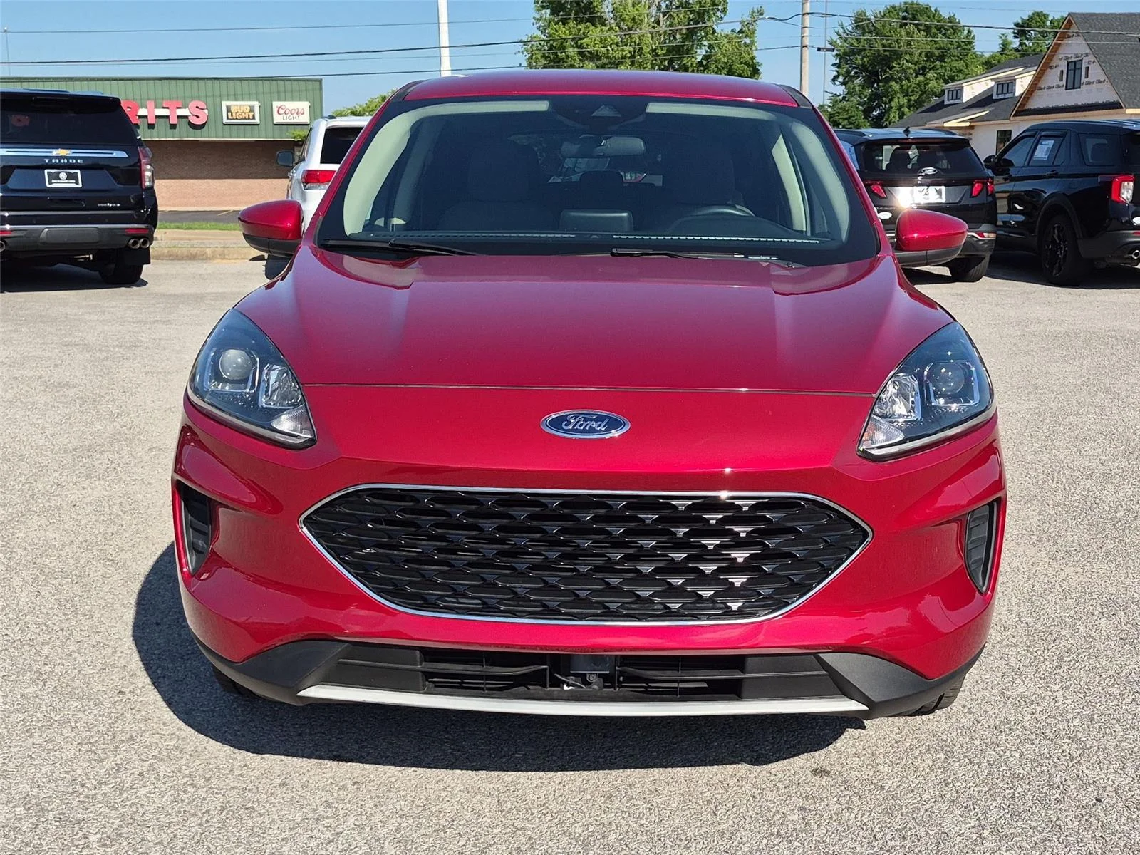 Used 2020 Rapid Red Metallic Tinted Clearcoat Ford SE image 8