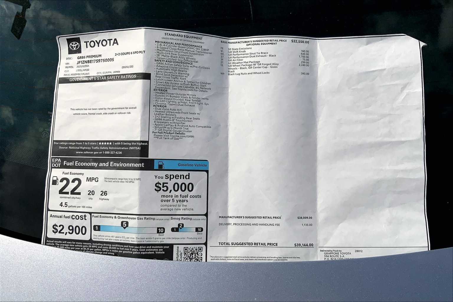 New 2025 Steel Toyota GR86 Premium image 21