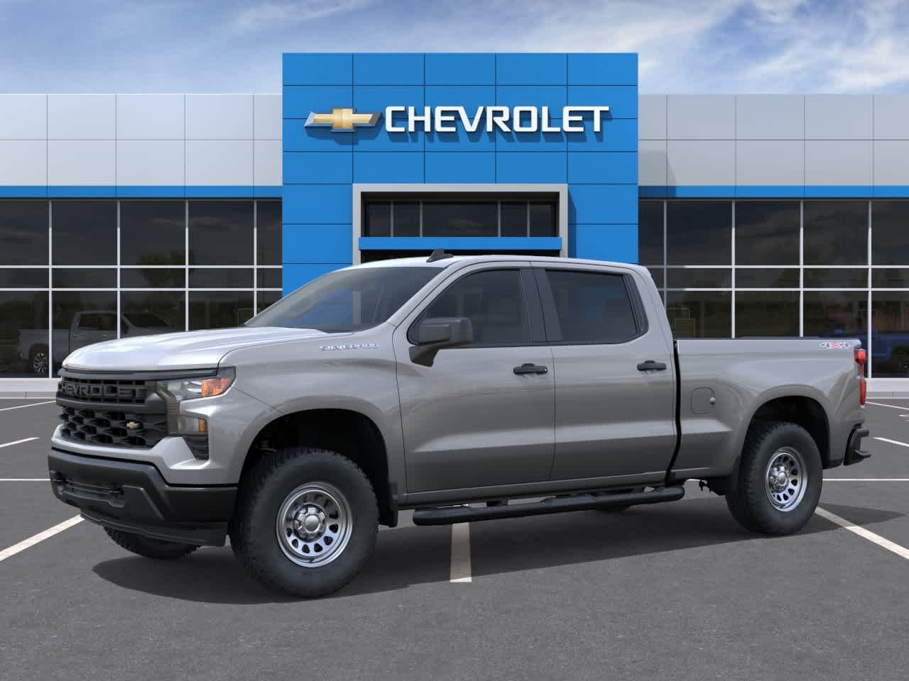 New 2026 Sterling Gray Metallic Chevrolet WT image 2