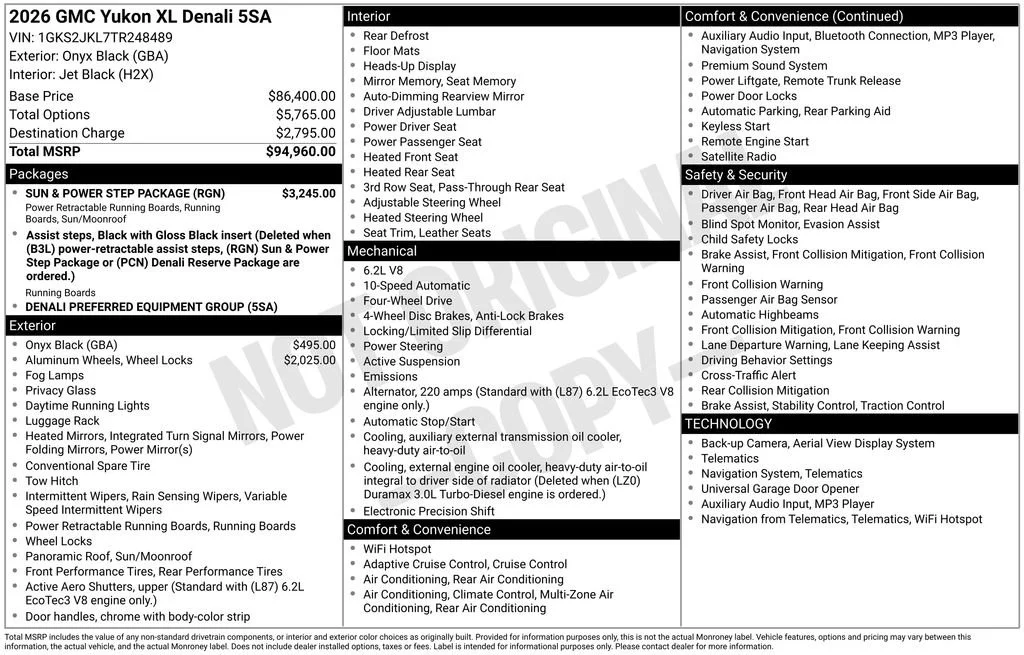 2026 GMC Yukon XL Denali - Photo 45
